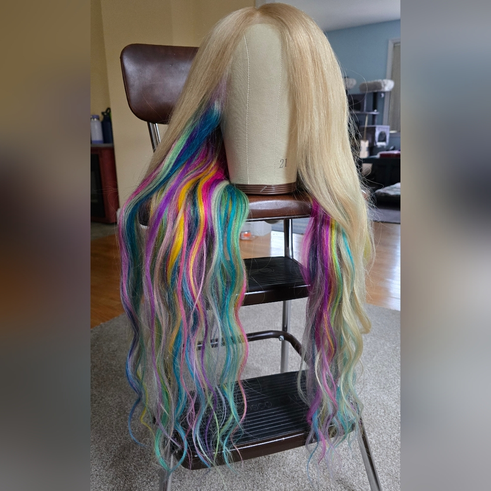 24 Inch Human Hair Lace Front Wig 150% Density Wig - LizzisLox Sweet Tooth